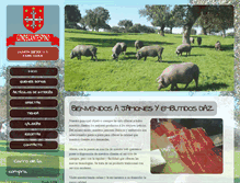 Tablet Screenshot of jamonesyembutidosdiaz.com